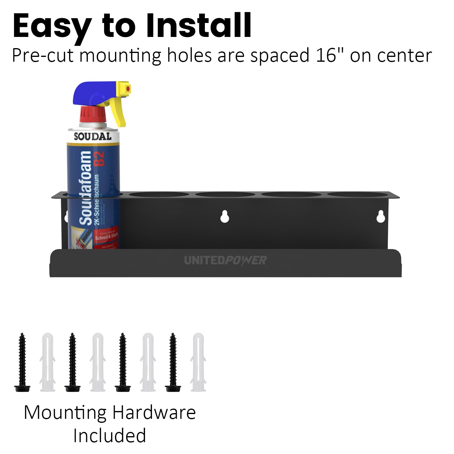 5 Aerosol Spray Can Holder