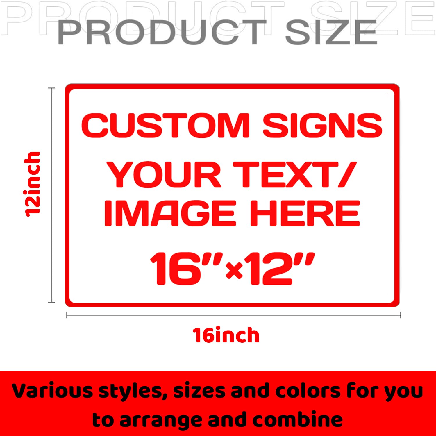 Customised Christmas Decoration Signs