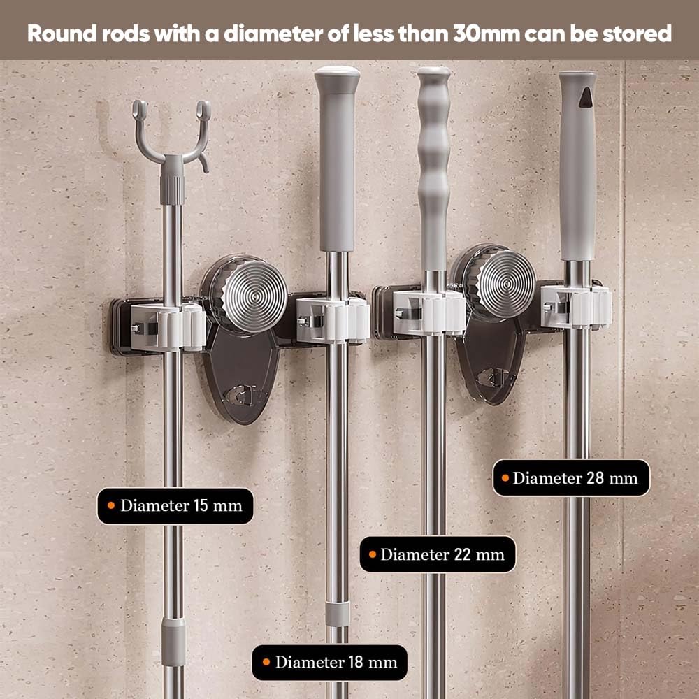 PROMPTANDA Broom Holder Mop Hanger
