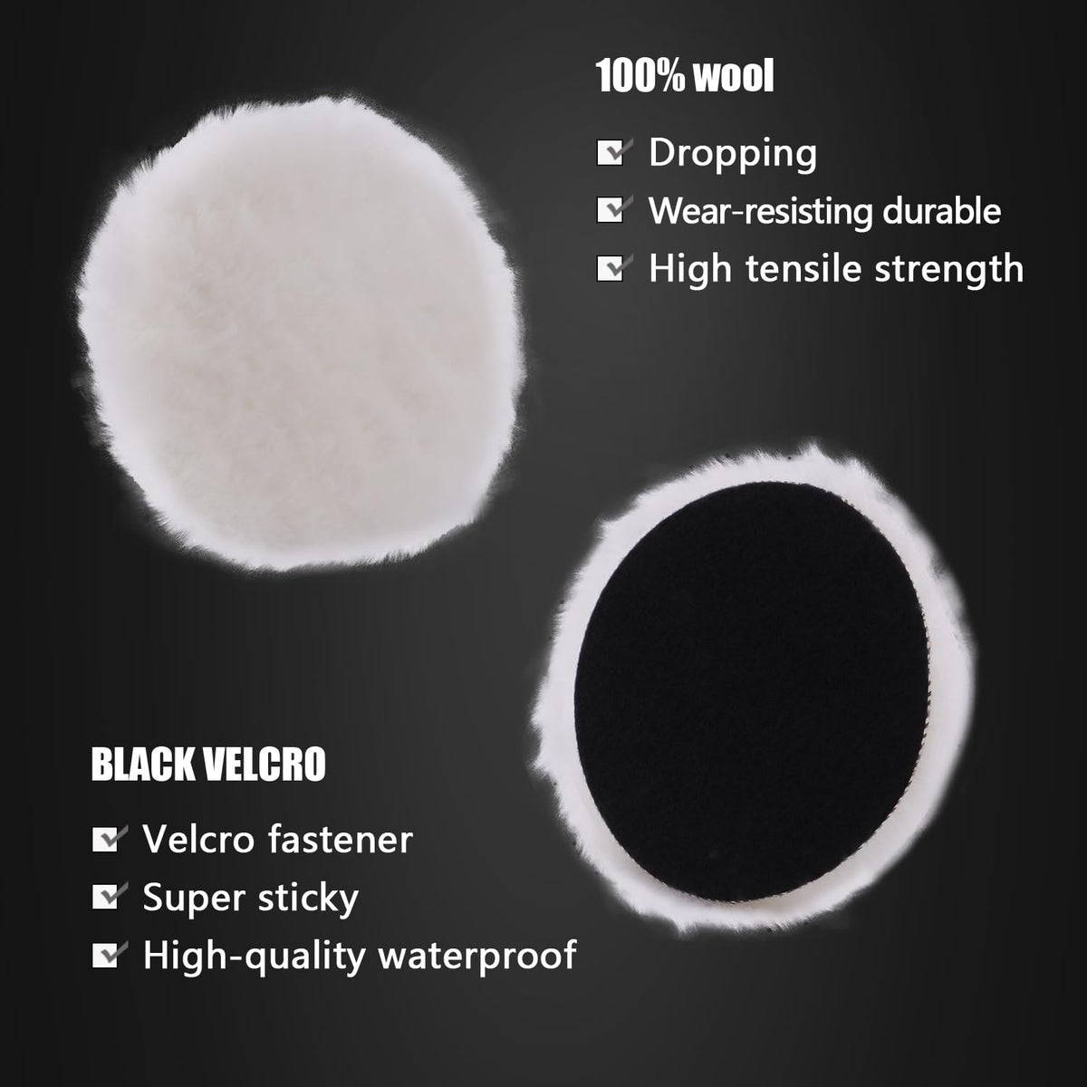 Wool Buffing Polishing Pad