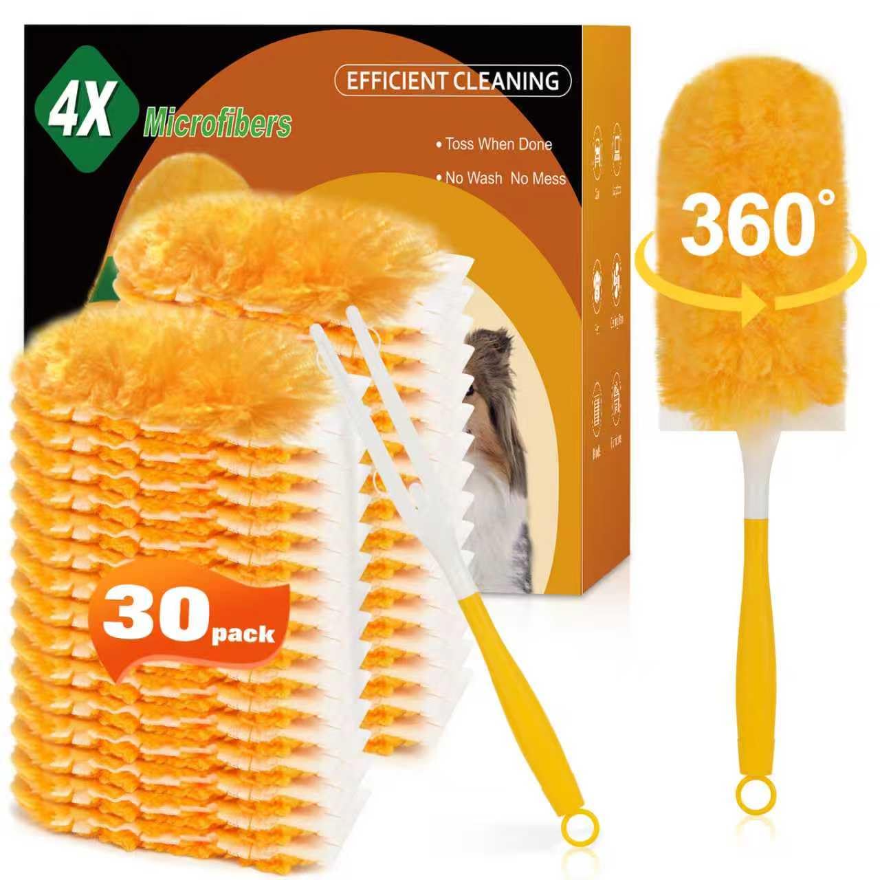 360° Heavy Duty Duster Refills for Swiffer Duster (30 Count)