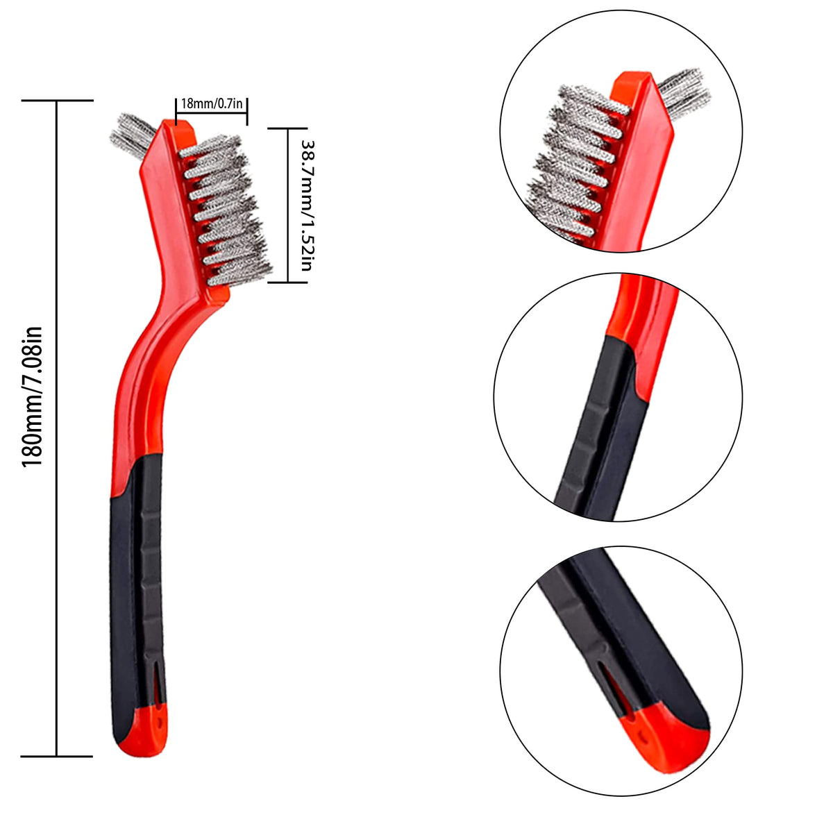 24PCS Wire Brushes for Cleaning