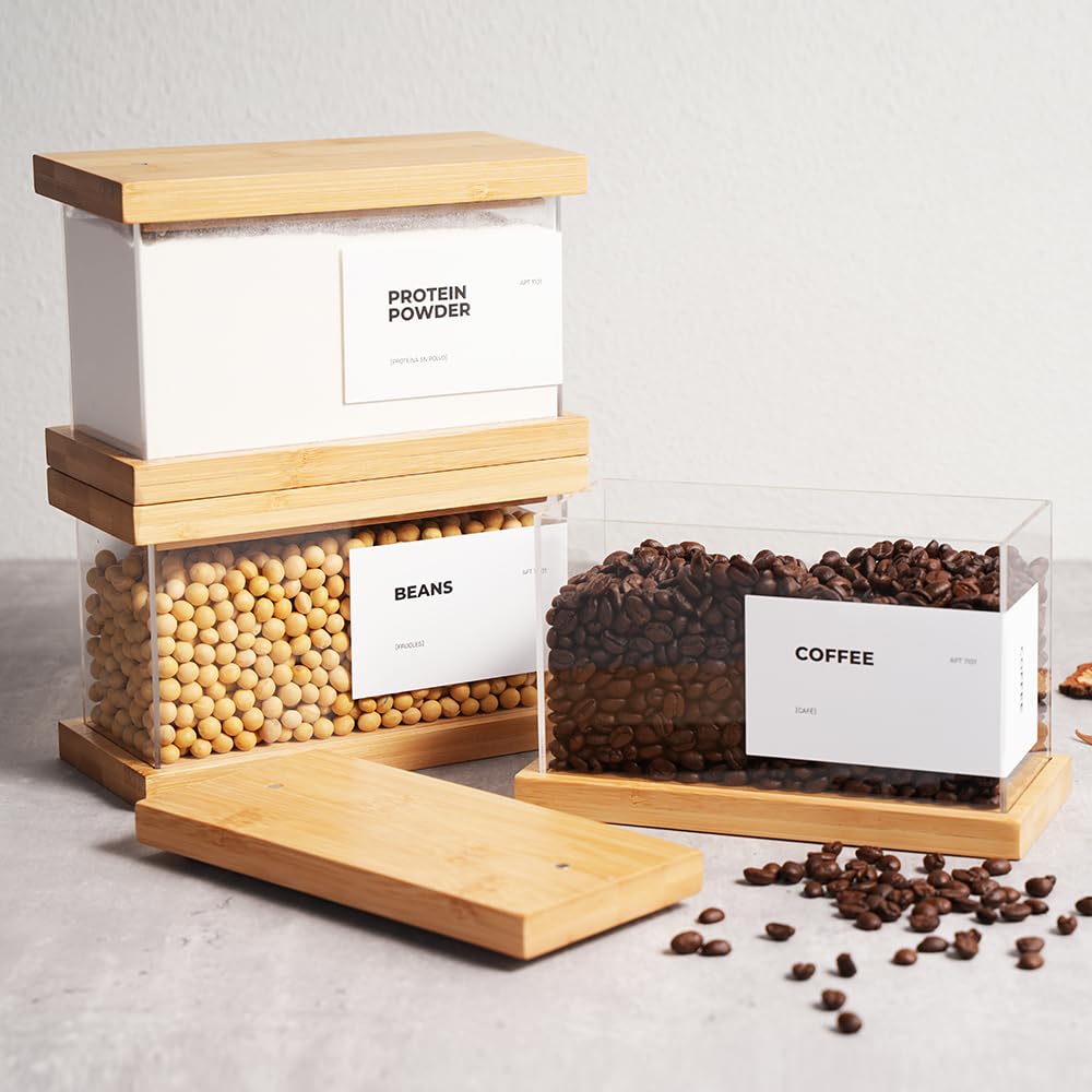Bamboo Food Dispenser