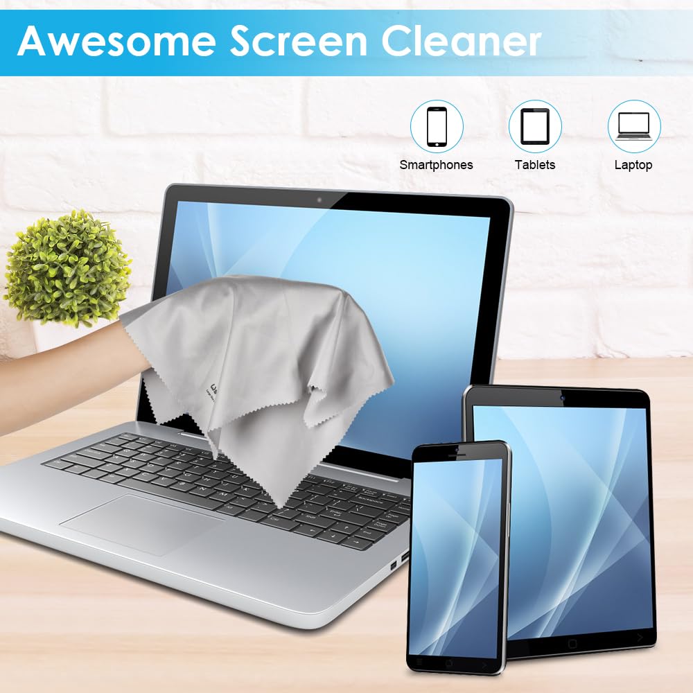 6PCS Large Eyeglass Cleaning Cloths