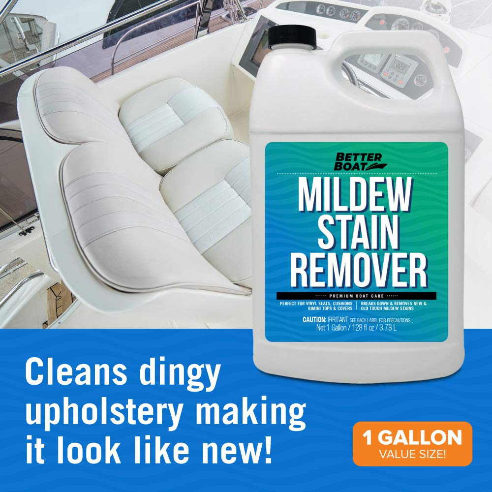 Mold and Mildew Stain Remover 1 Gallon for Fabric Vinyl Tile Grout (128 Fl Oz)