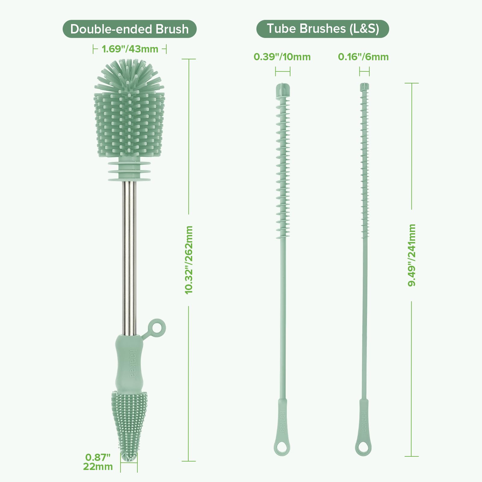 Silicone Cleaning Brush Kit (25.99 Count)