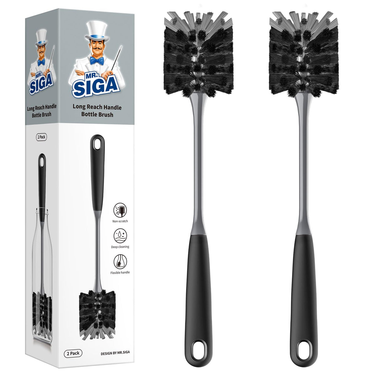 Long Handle Bottle Brush (2 Count)