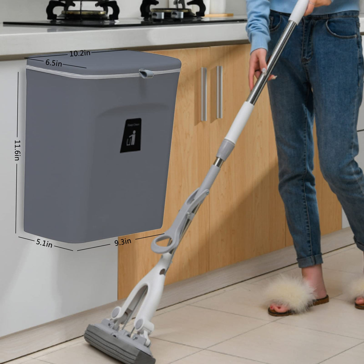 Kitchen Hanging Trash Can