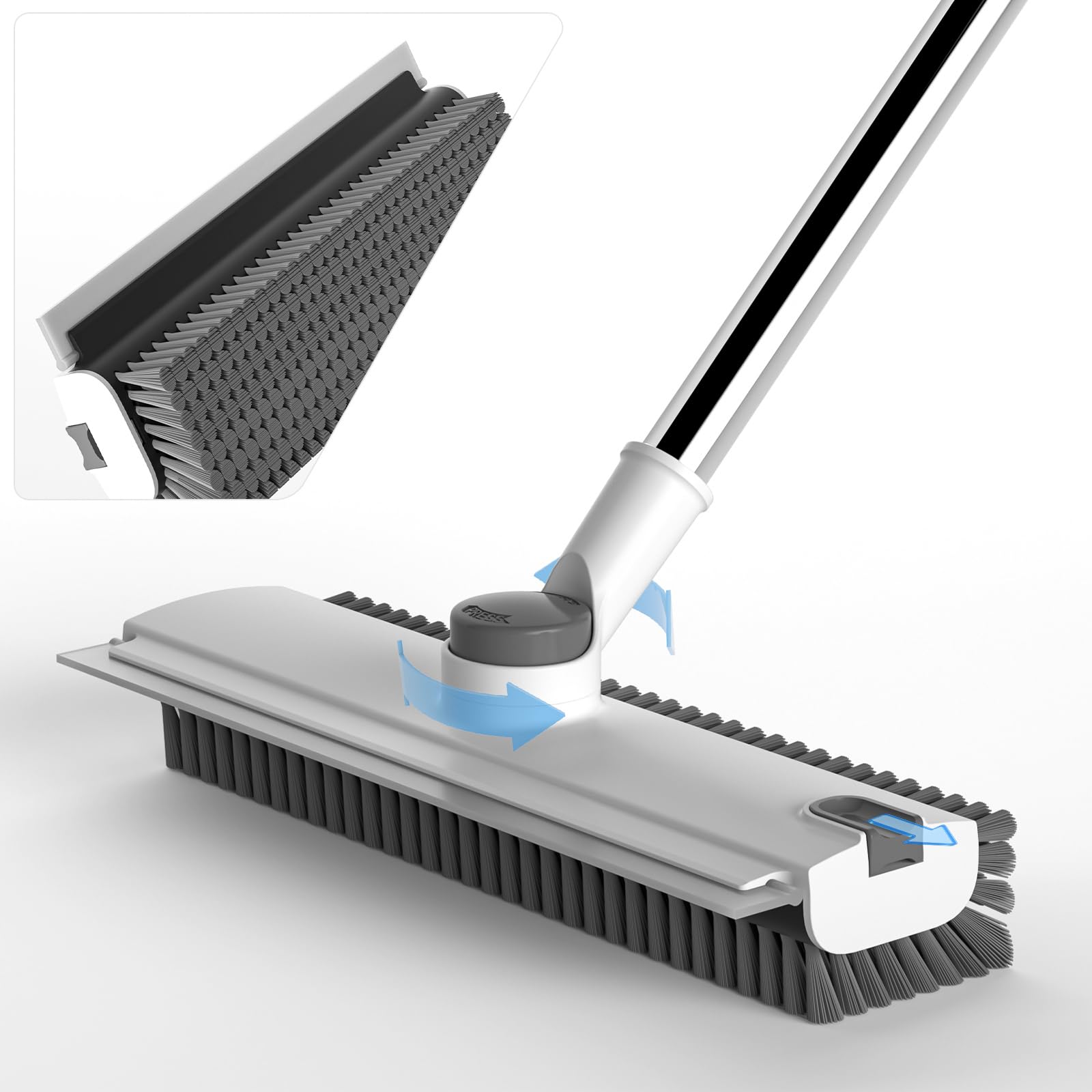 Floor Scrub Brush with Long Handle