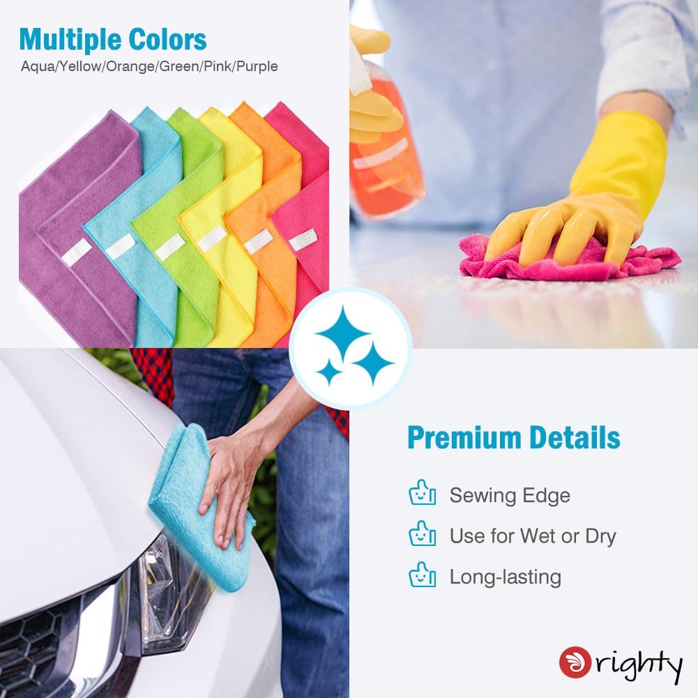 Microfiber Cleaning Cloth (12 Count)