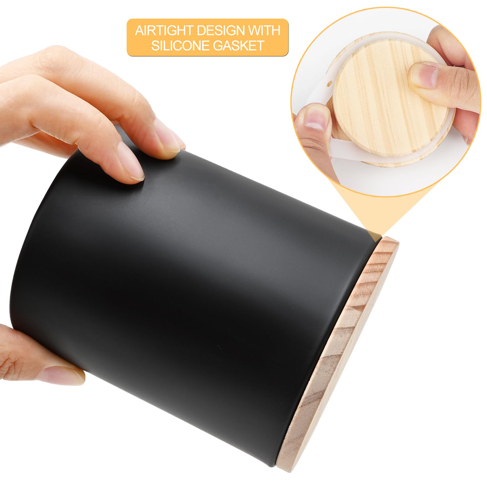 14 OZ Thick Candle Jars for Making Candles 12 Pcs (12 Count)