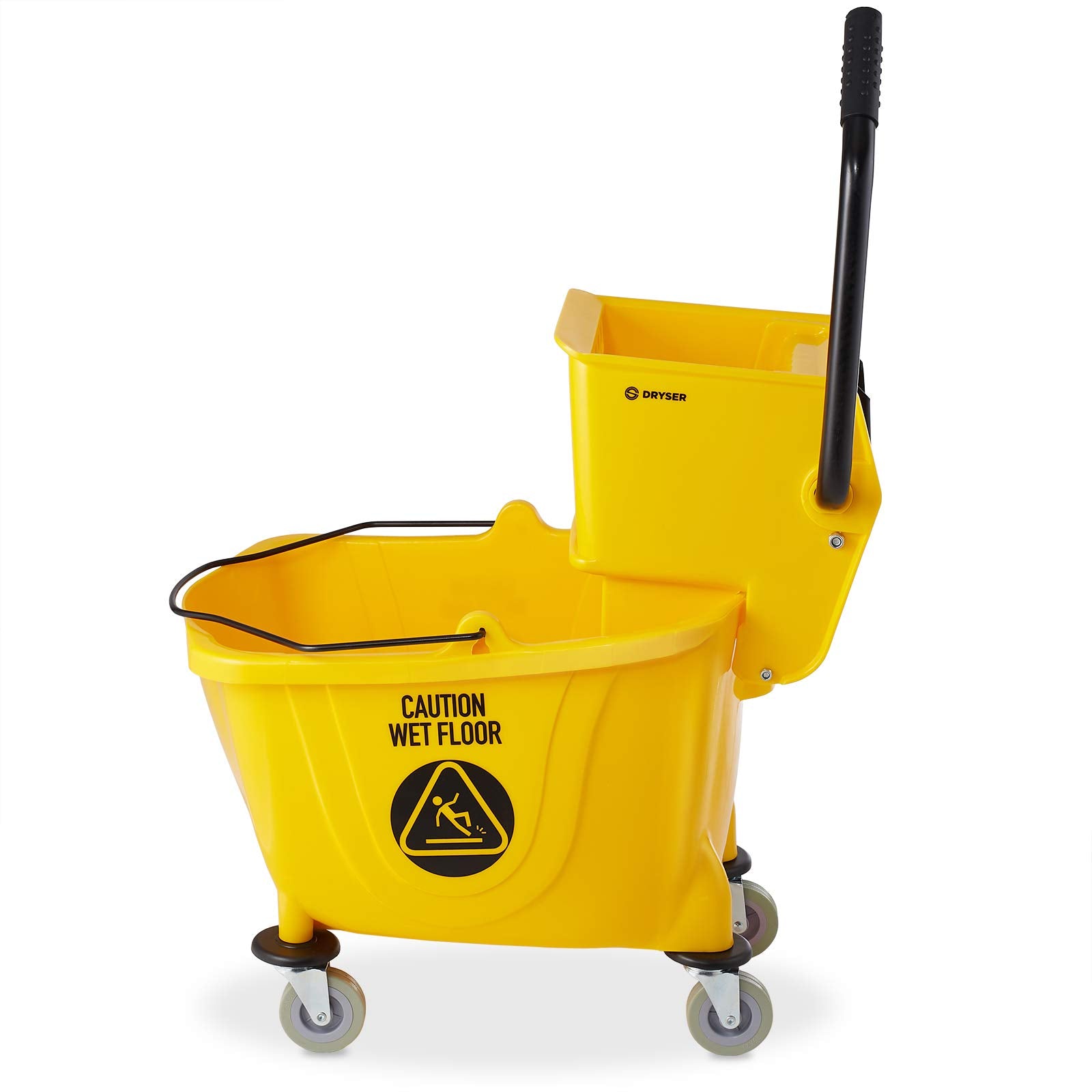 Commercial Side Press Wringer Combo Mop Bucket