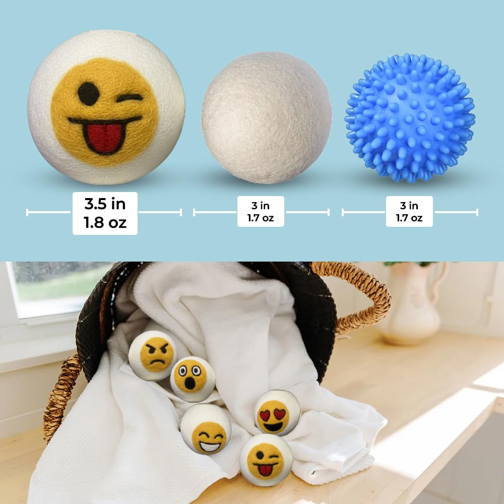Quality Wool Dryer Balls (6 Count)
