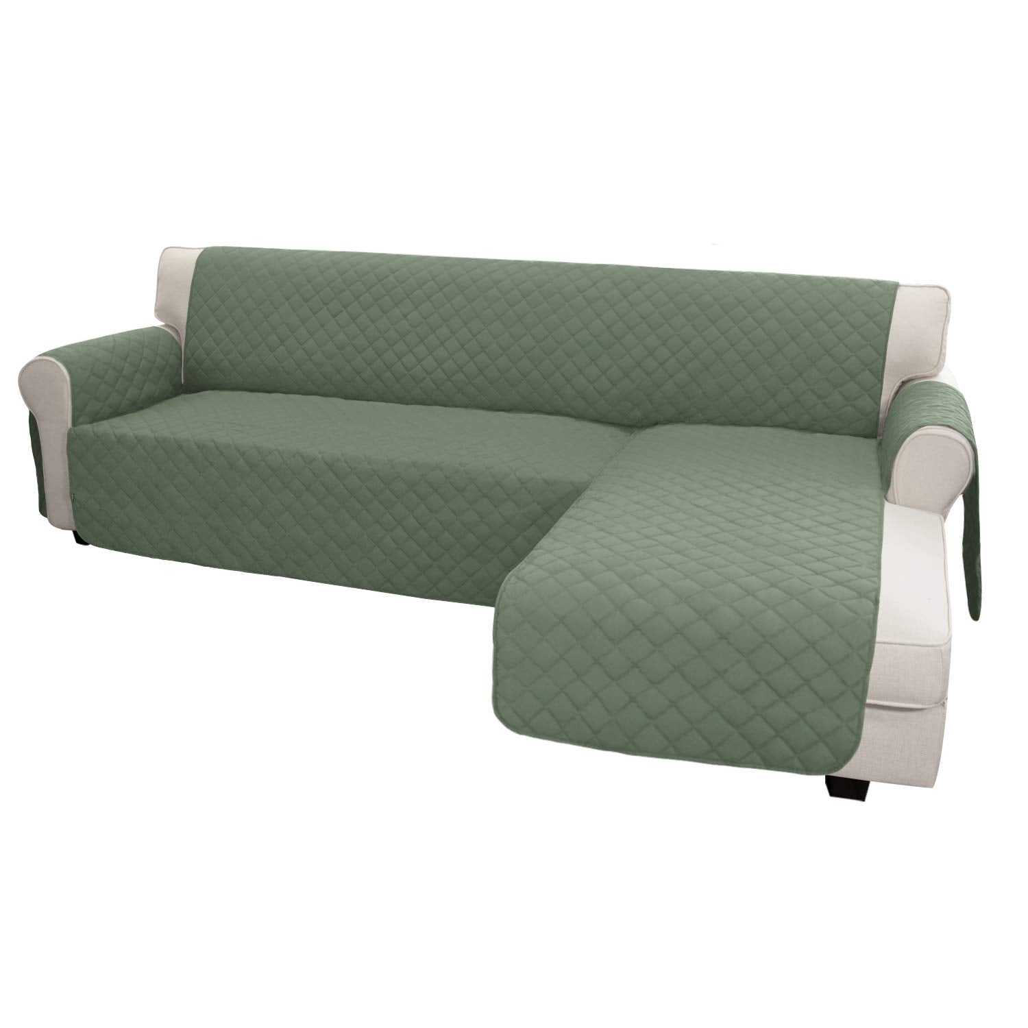 Reversible L Shape Sectional Couch Cover