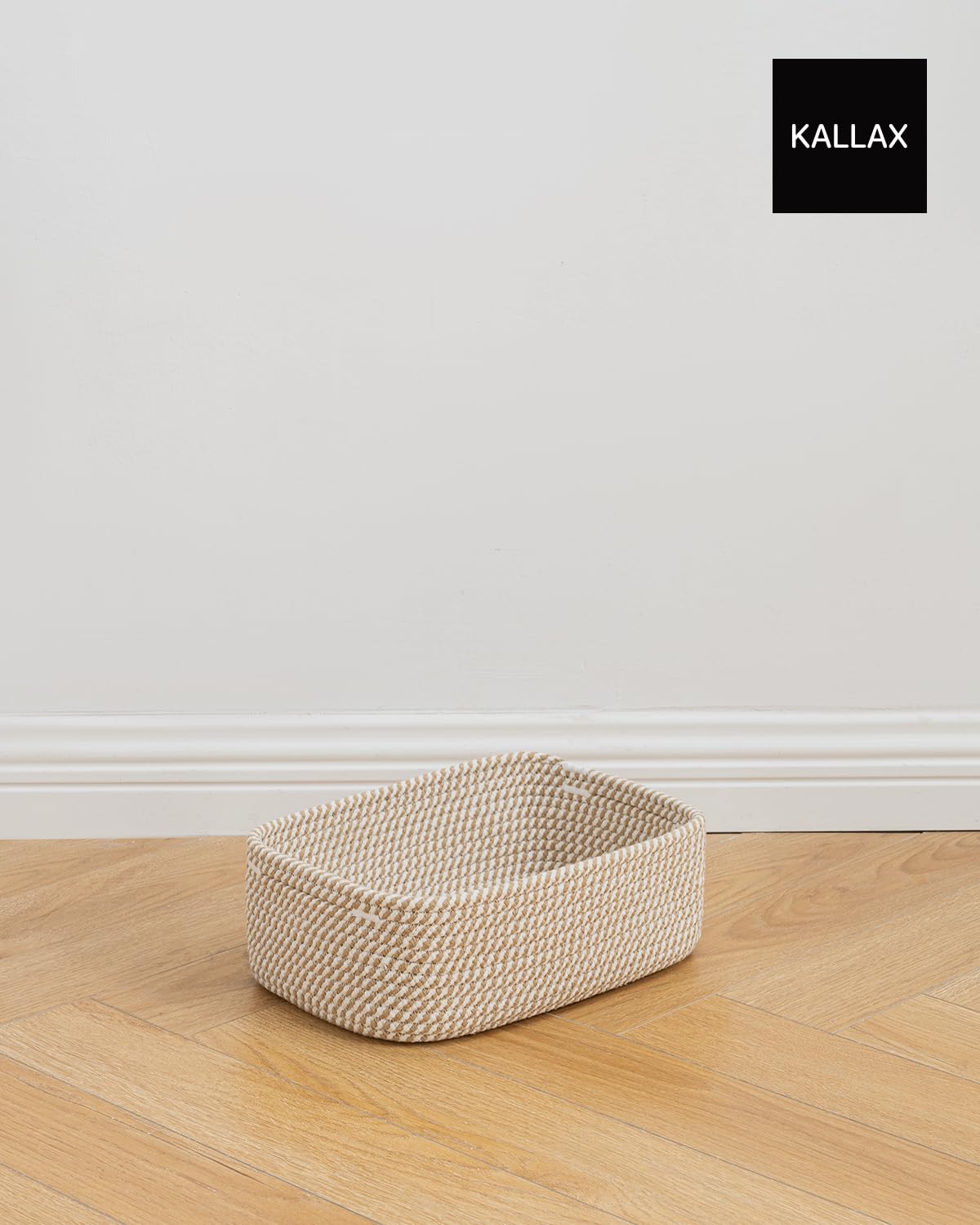 Small Woven Storage Basket for Organizing (3 Count)