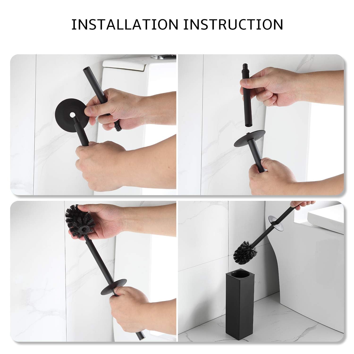 Toilet Brush and Holder Set