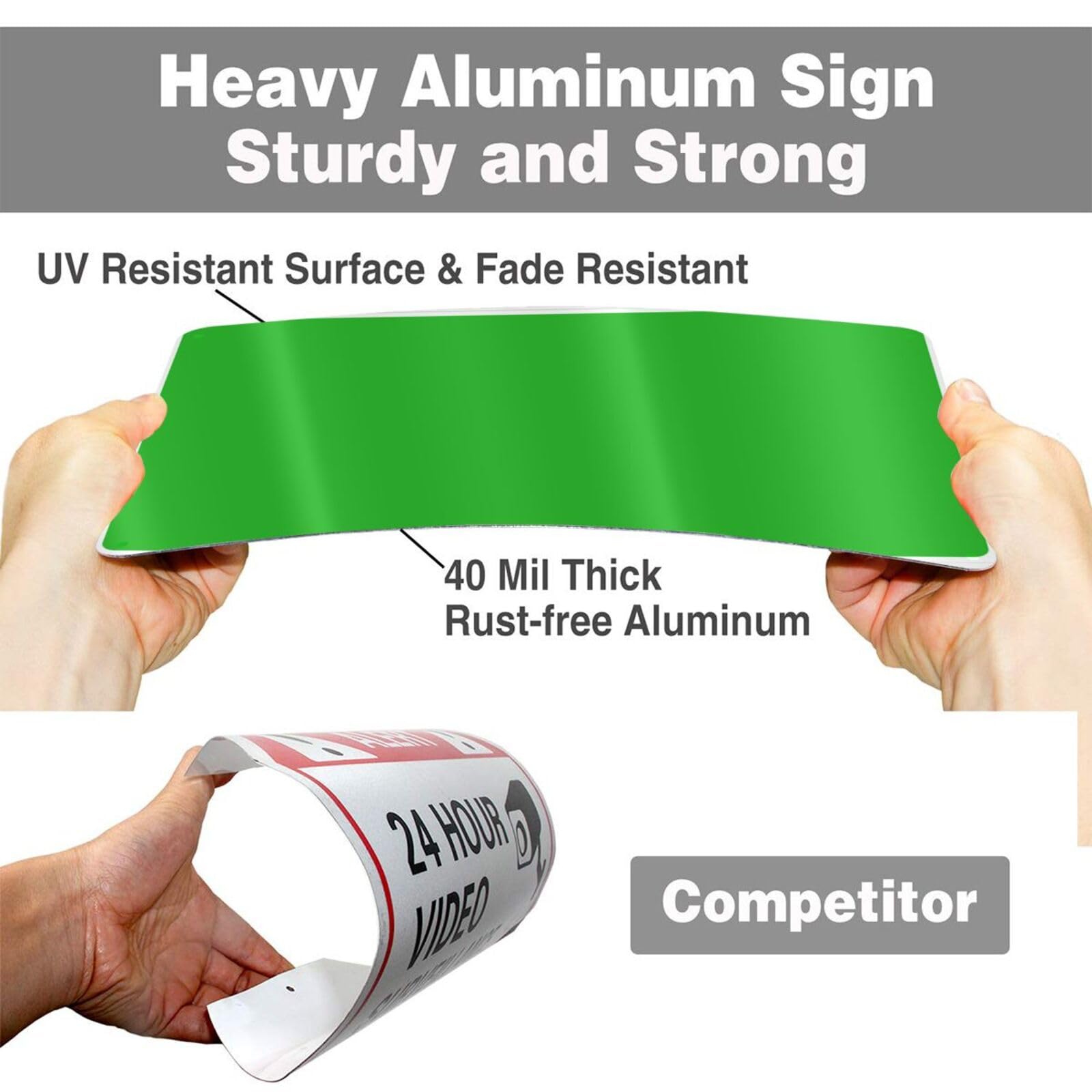 Personalized Aluminum Weatherproof Metal Signs