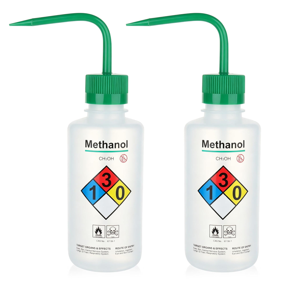 2pcs Safety Wash Bottles (2 Count)