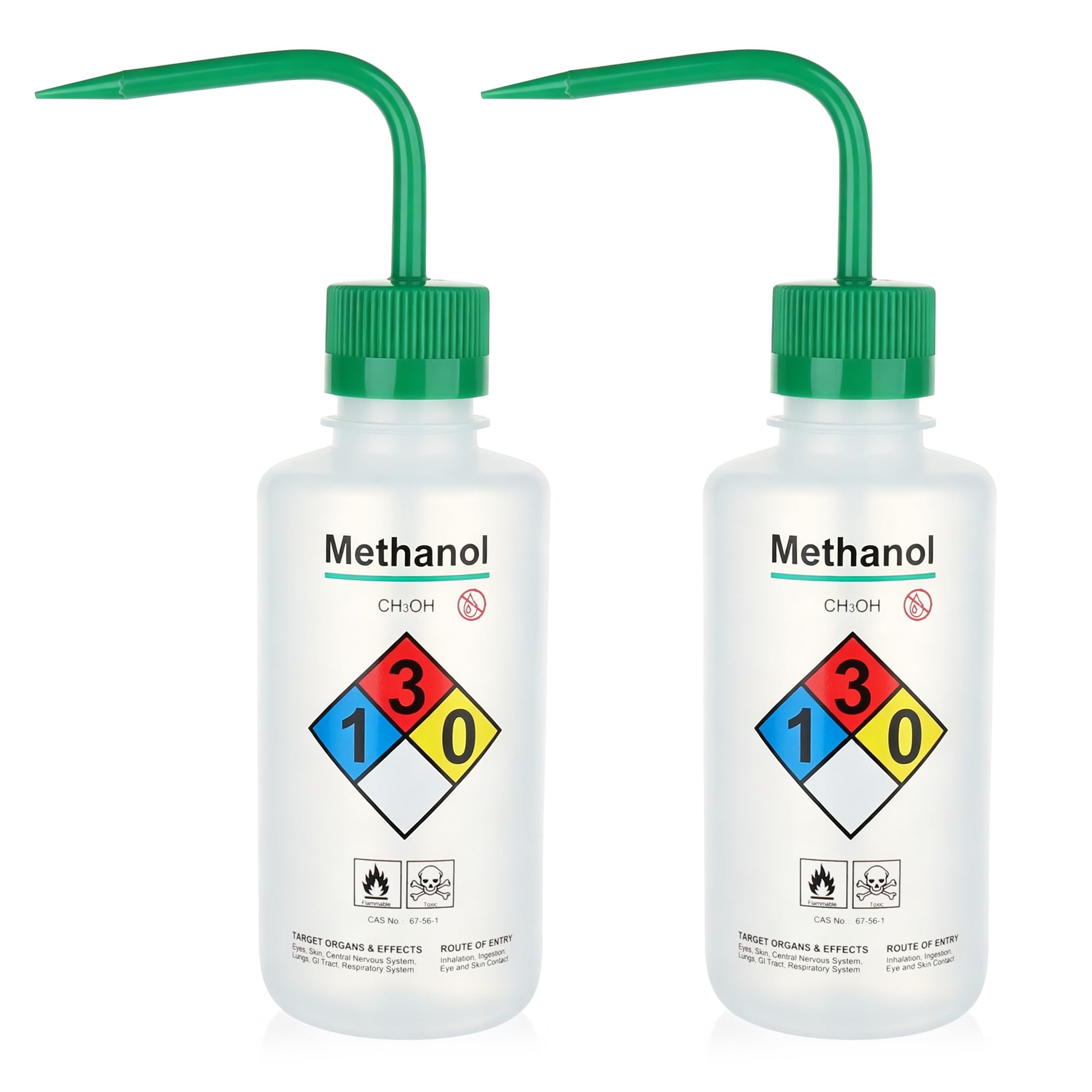 2pcs Safety Wash Bottles (2 Count)