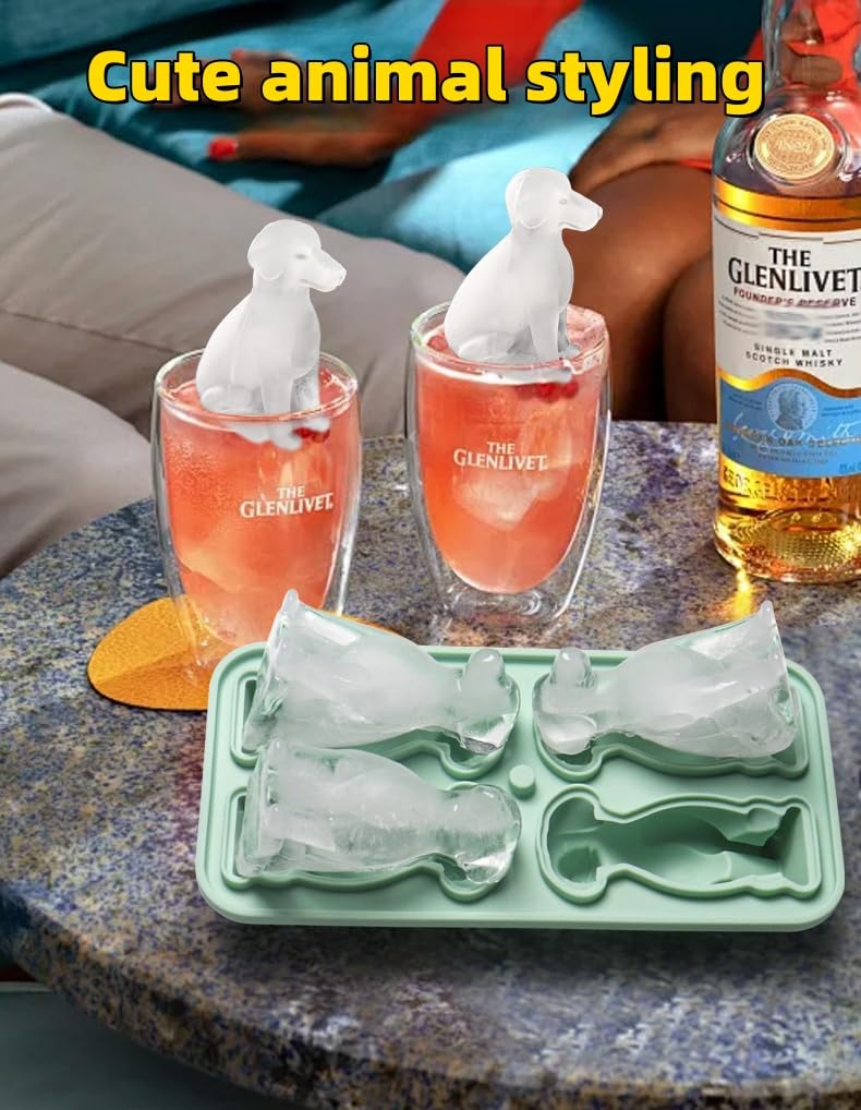 3D Labrador Ice Cube Mold
