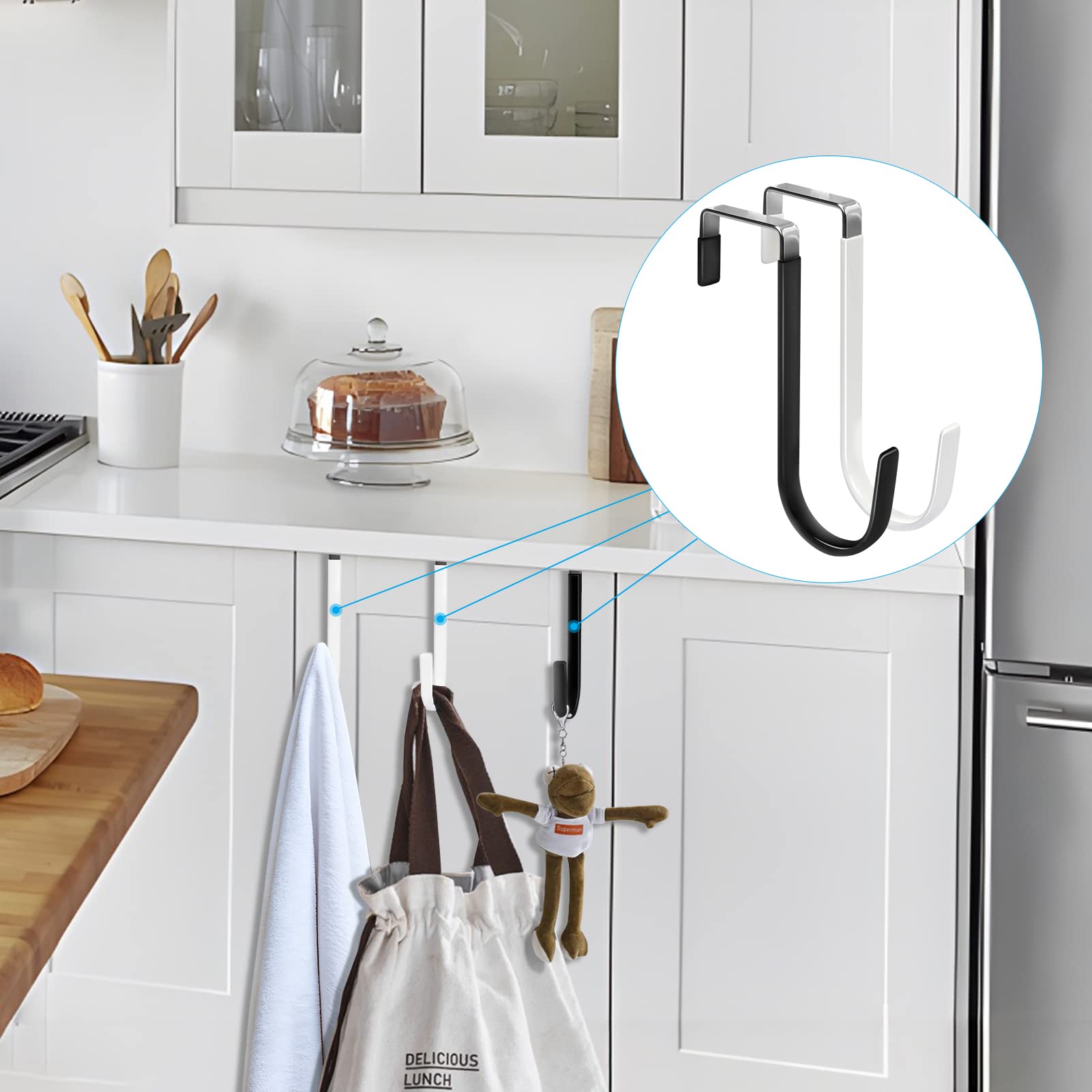 Over the Door Hooks (6 Count)
