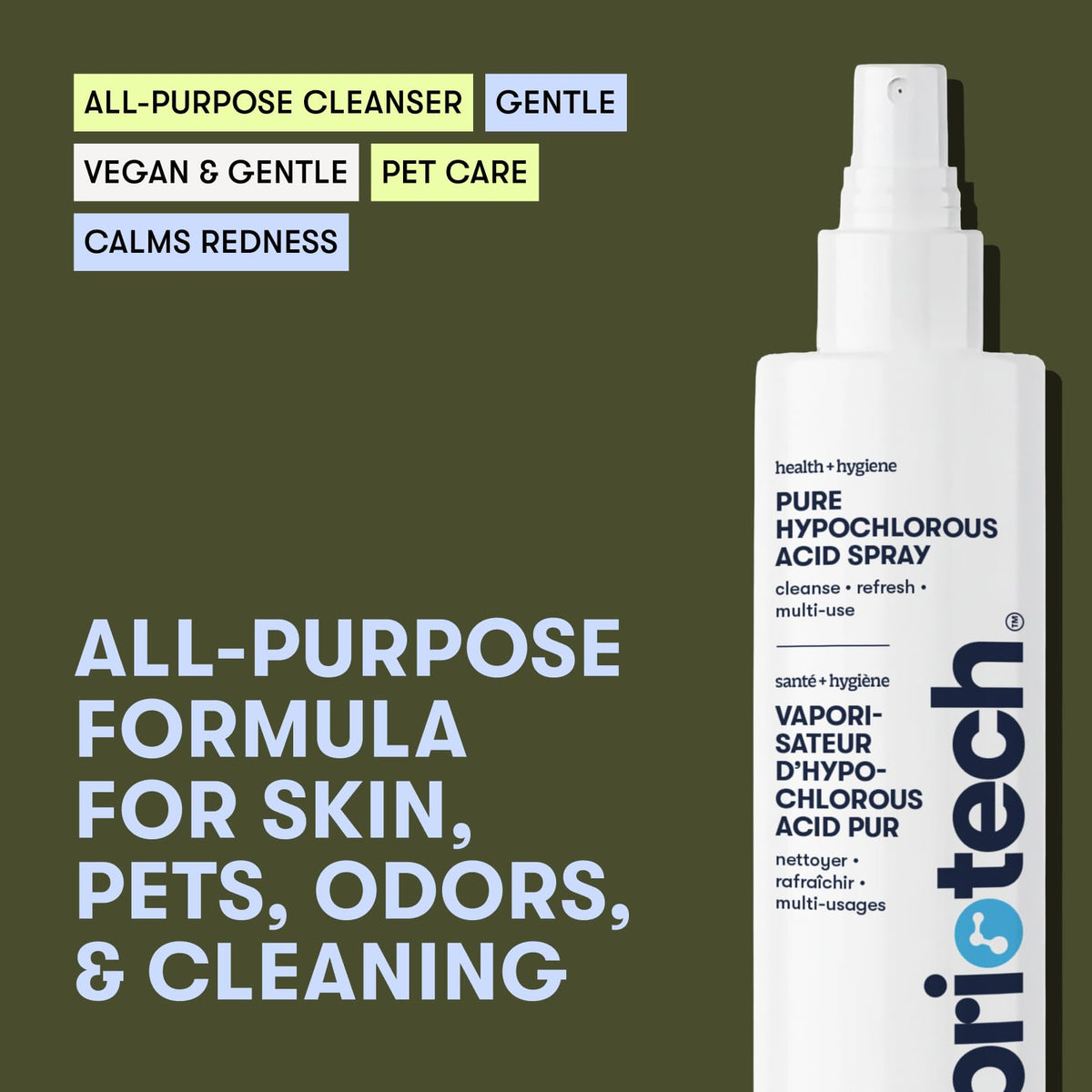 Pure Hypochlorous Acid Spray and Cleanser (8.5 Fl Oz)