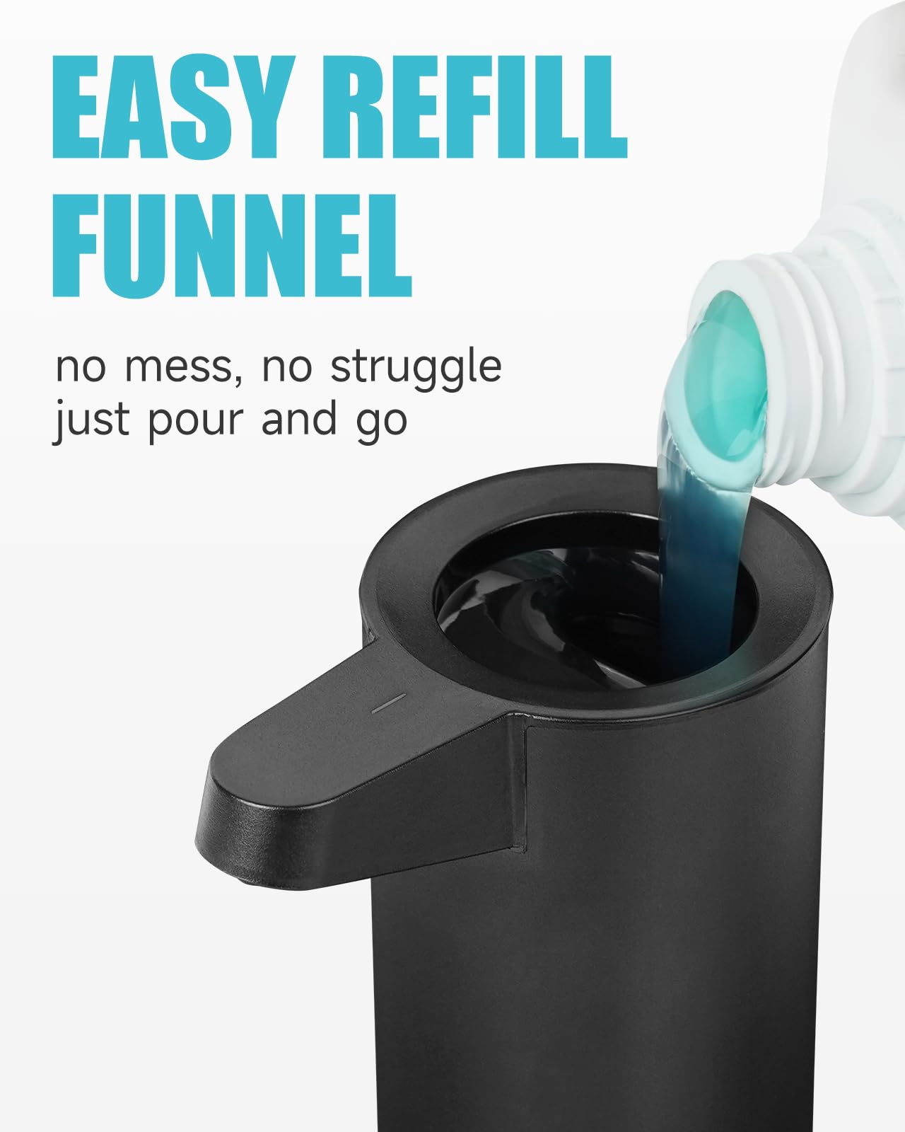 SensePro Automatic Soap Dispenser 12.8oz Spot Resist Matte Black