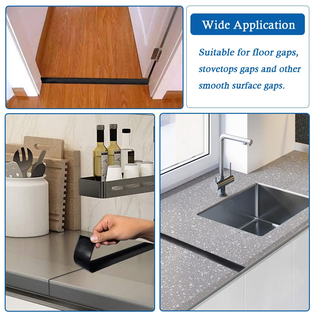 Vinyl Floor Transition Strip Self Adhesive Threshold Strip (6.56 Foot)