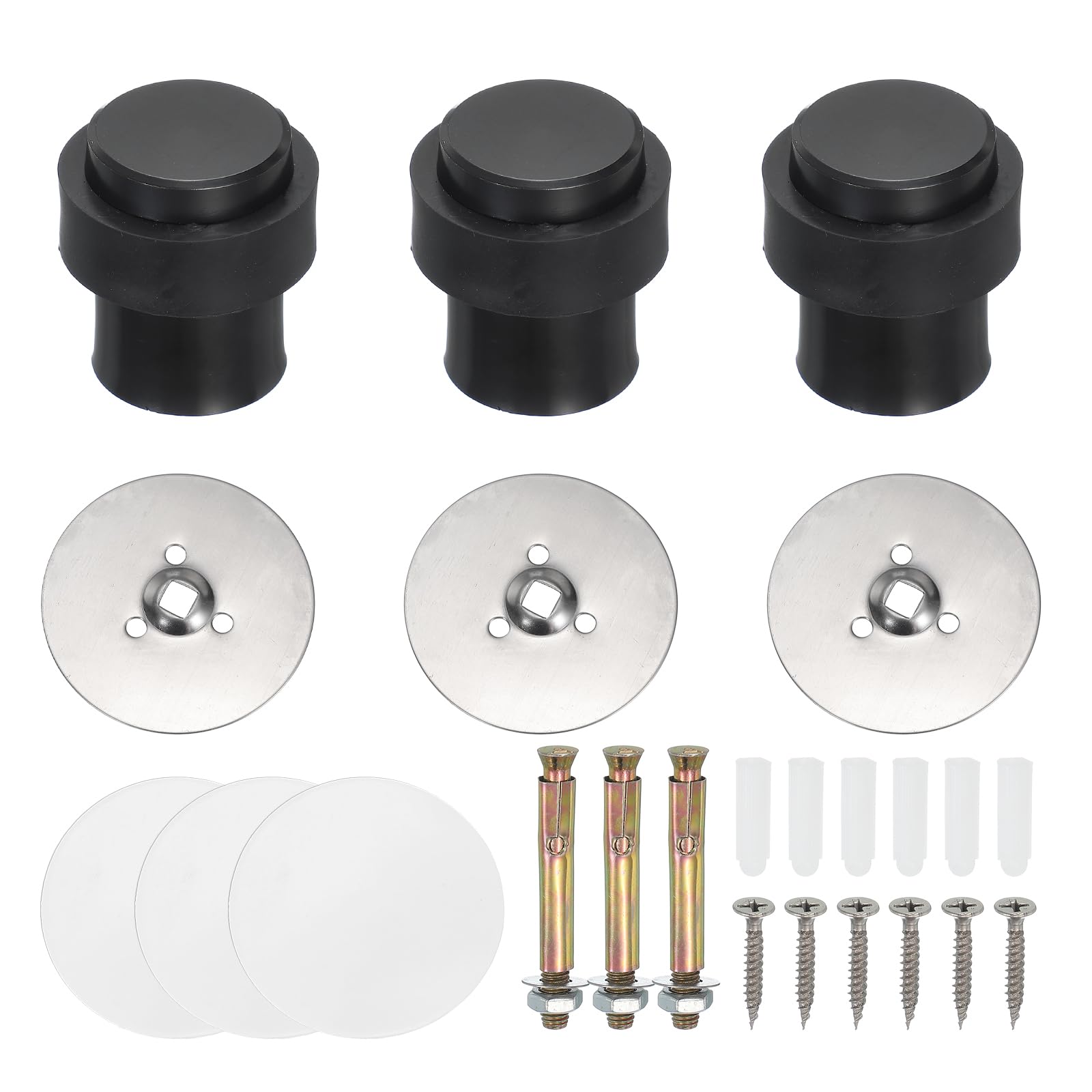 3Set Round Door Stoppers