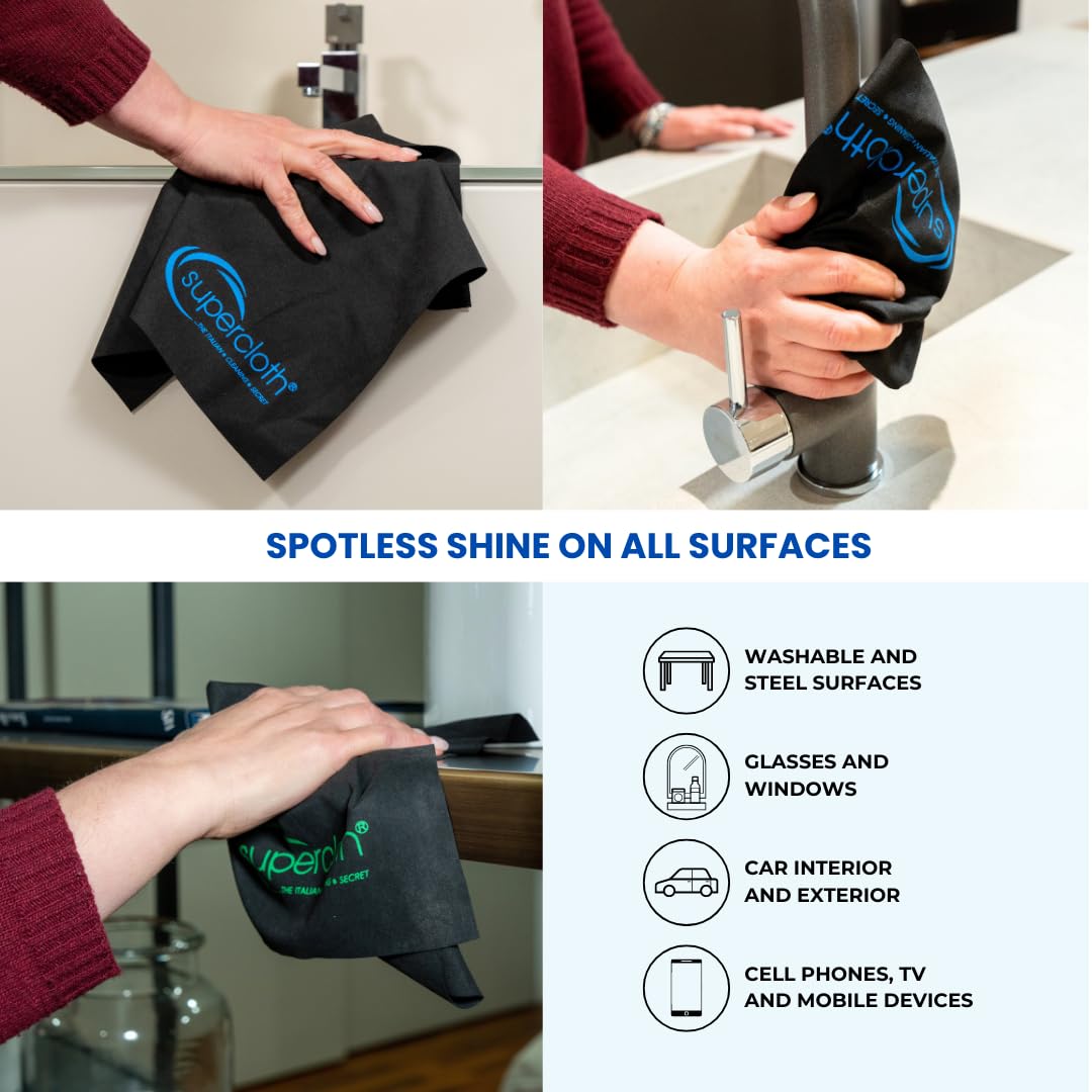 Premium Microfiber Cleaning Cloth for All (6 Count)