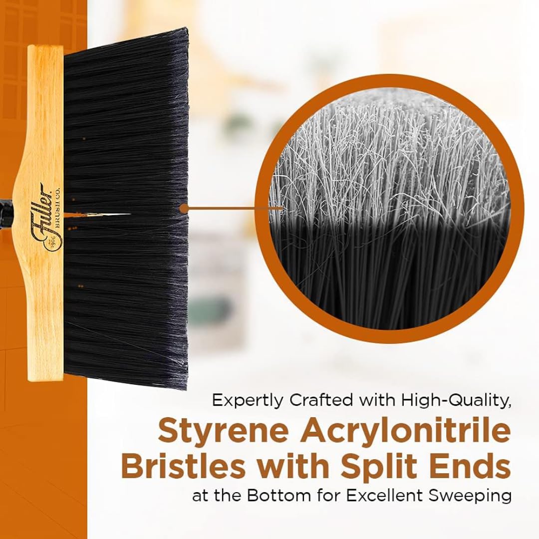 12 Inch Maple Wood Upright Broom Head Replacement