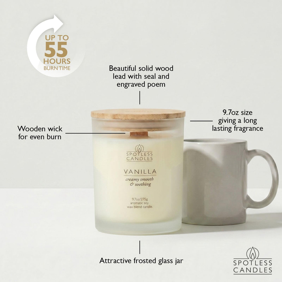 Vanilla Candle; 275g