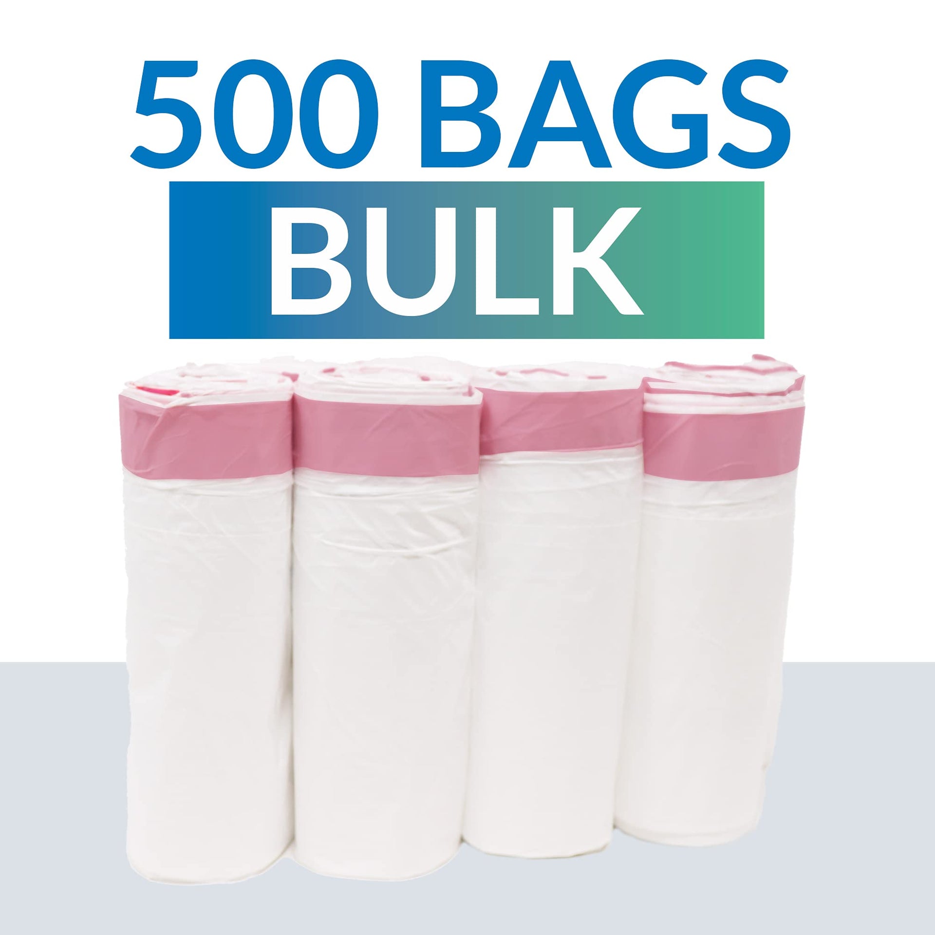 Tall Kitchen Drawstring Trash Bags 13 Gallon (500 Count)