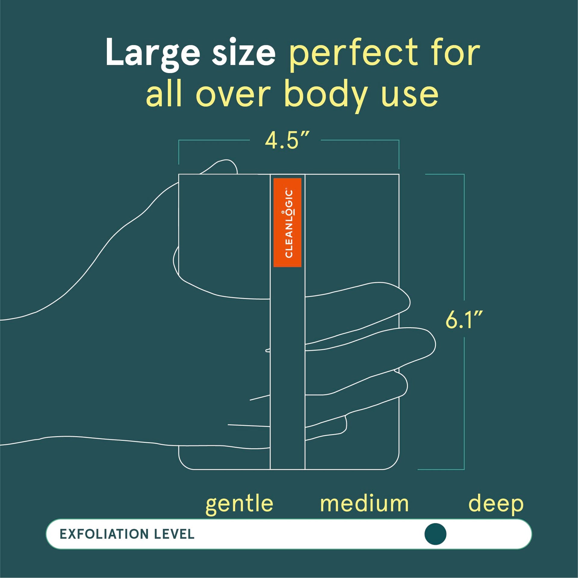 Sport Exfoliating Body Scrubber