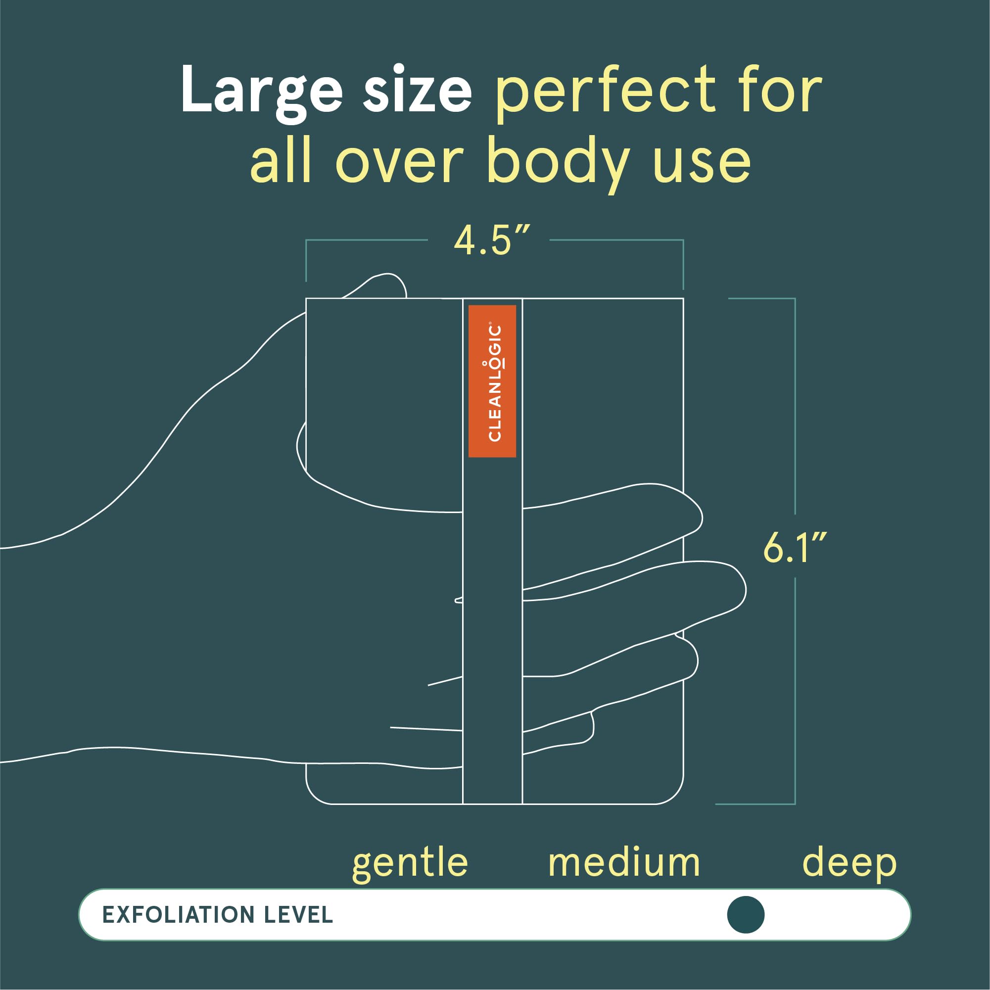 Sport Exfoliating Body Scrubber