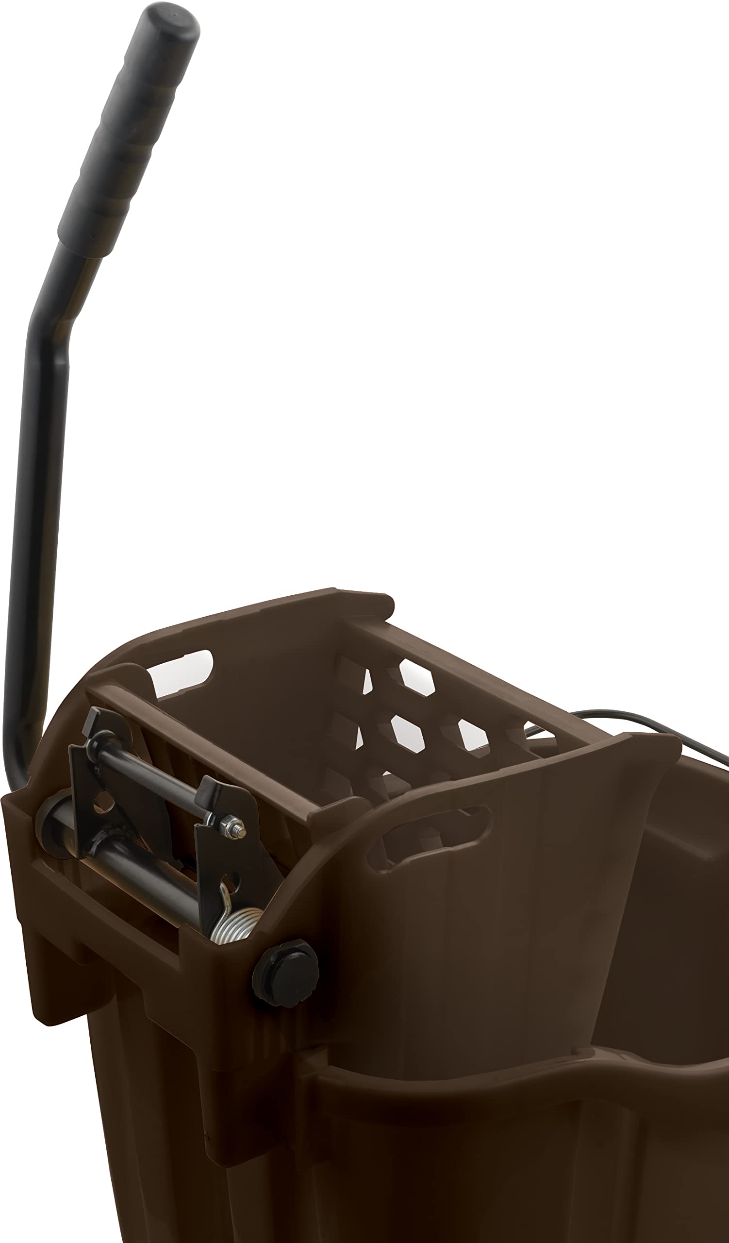 Carlisle FoodService Products Omnifit Mop Bucket with Side Press Wringer for Floor Cleaning