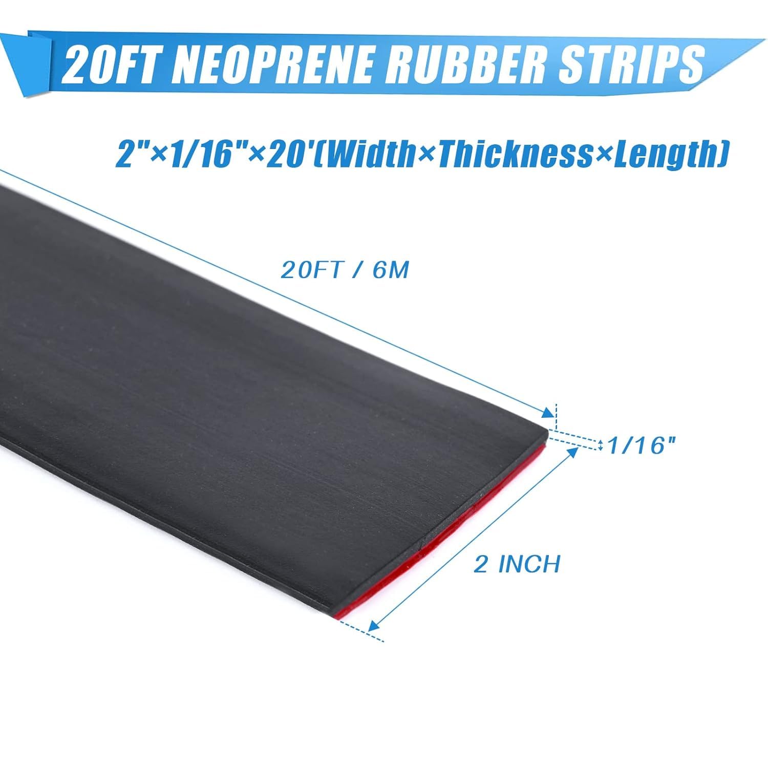Adhesive Rubber Strips Neoprene Rubber Sheets
