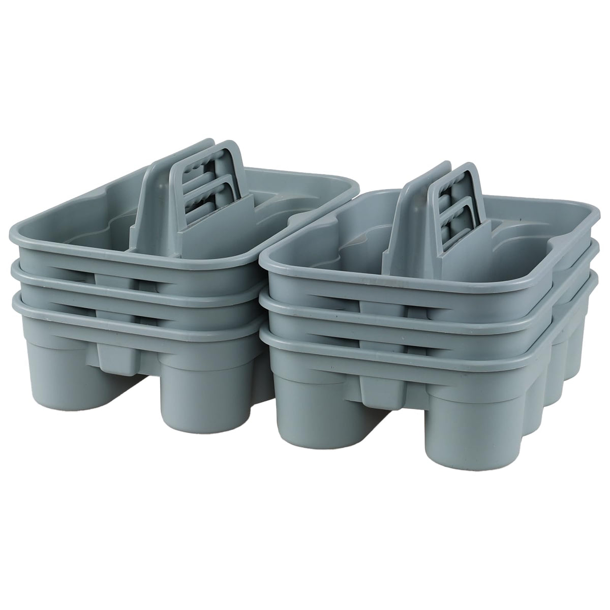 6 Pack Plastic Shower Caddy (6 Count)