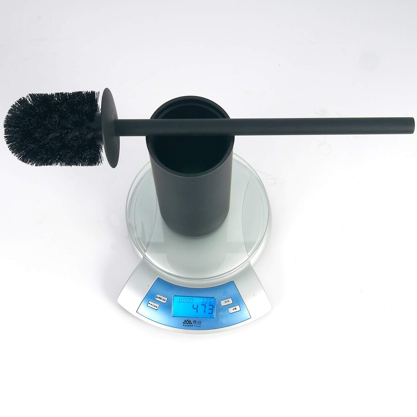 Stainless Steel 304 Black Toilet Bowl Brush and Holder Set Cleaning Tool Holder with Toilet Brush