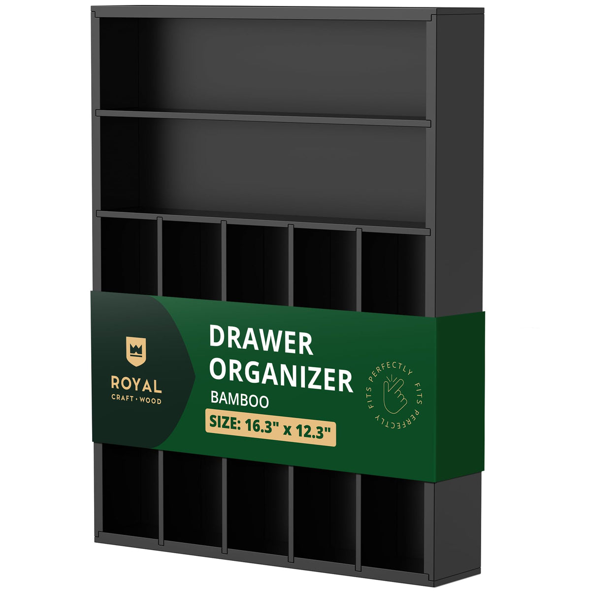 Luxury Bamboo Kitchen Drawer Organizer