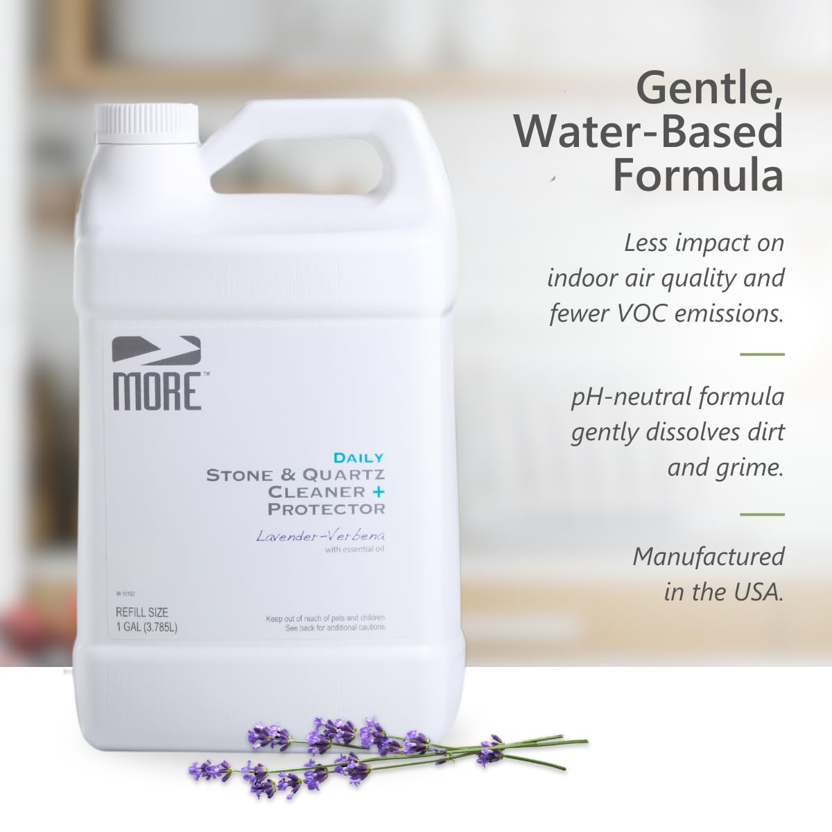 MORE Stone & Quartz Cleaner + Protector (128 Fl Oz)