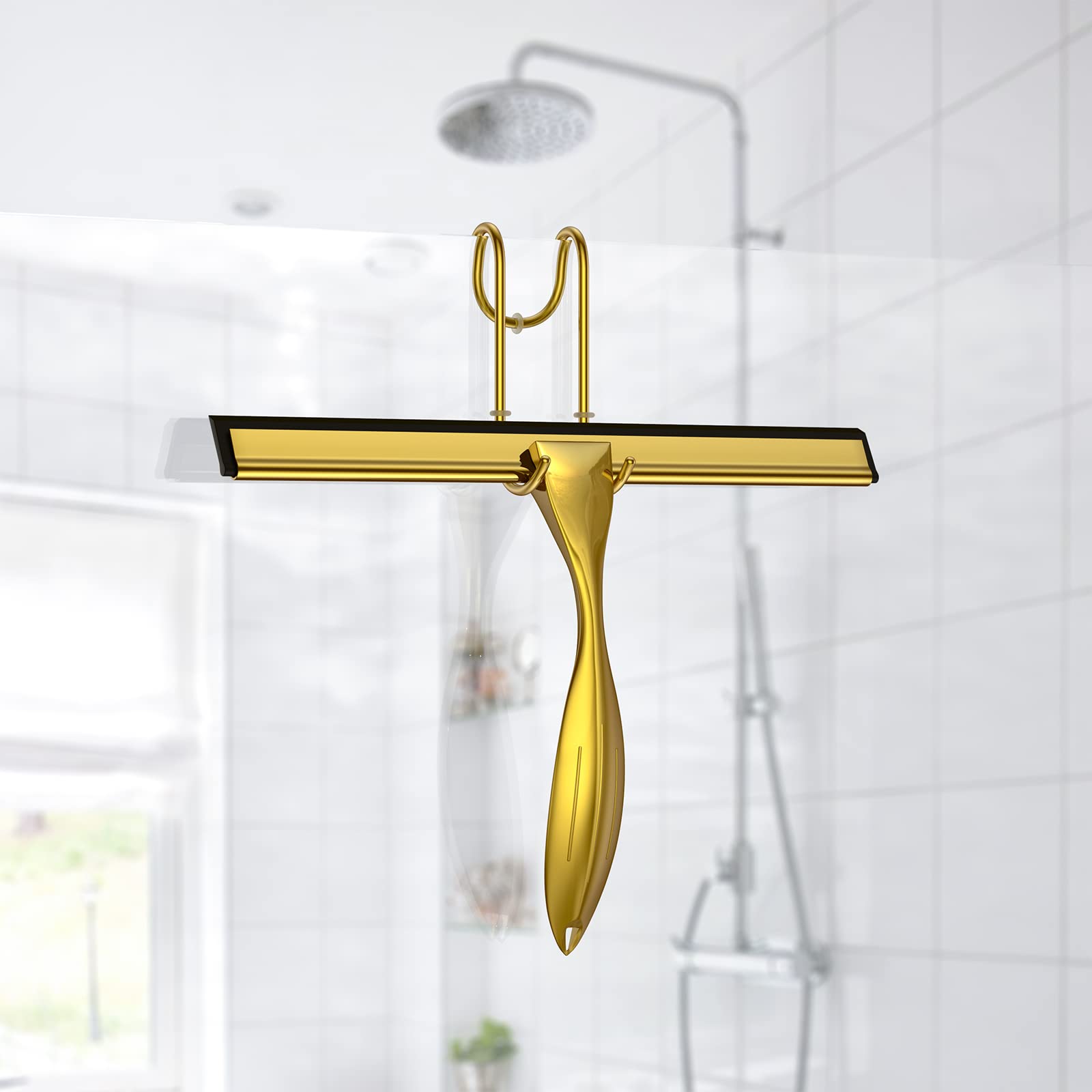 14 Inches Stainless Steel Shower Squeegee Set