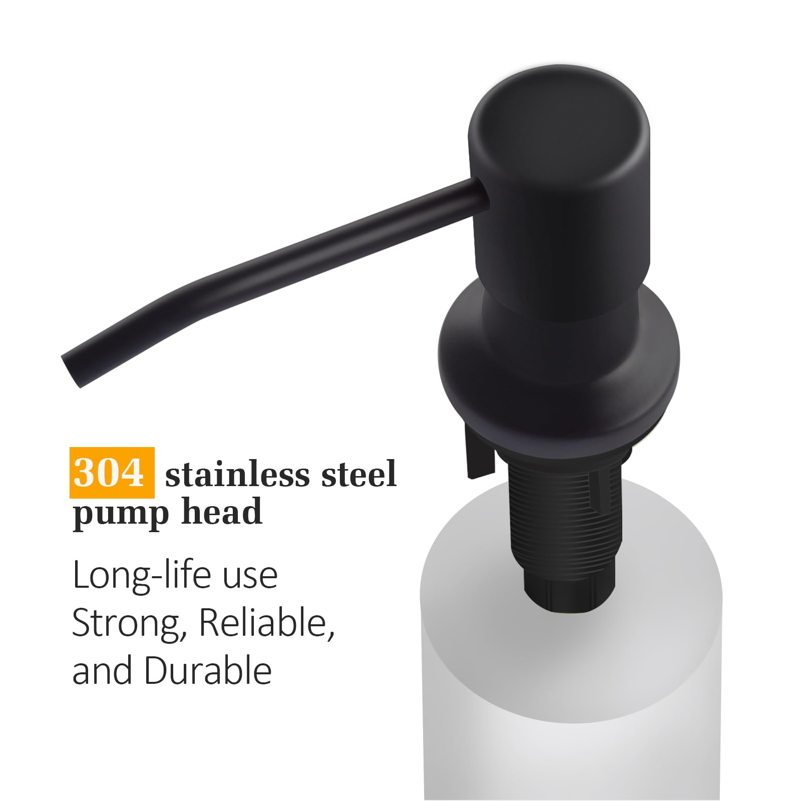 Soap Dispenser for Kitchen Sink (2 Count)