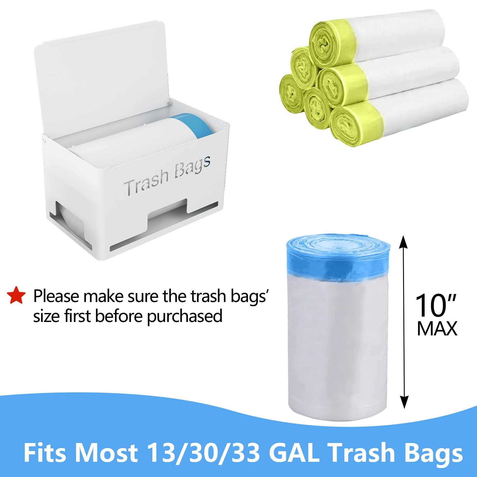 Large Trash Bag Holder