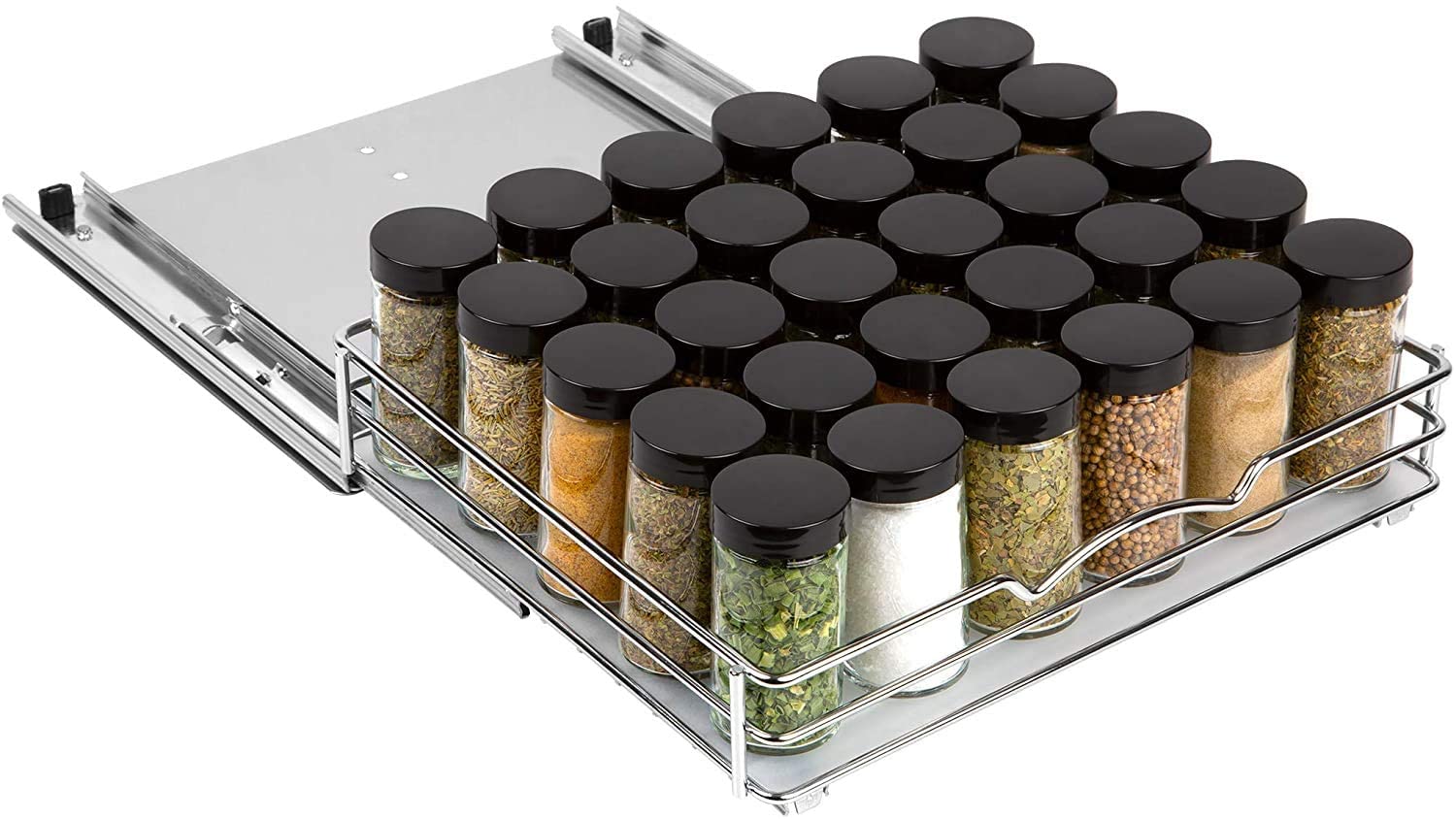Pull Out Cabinet Spice Rack Organizer