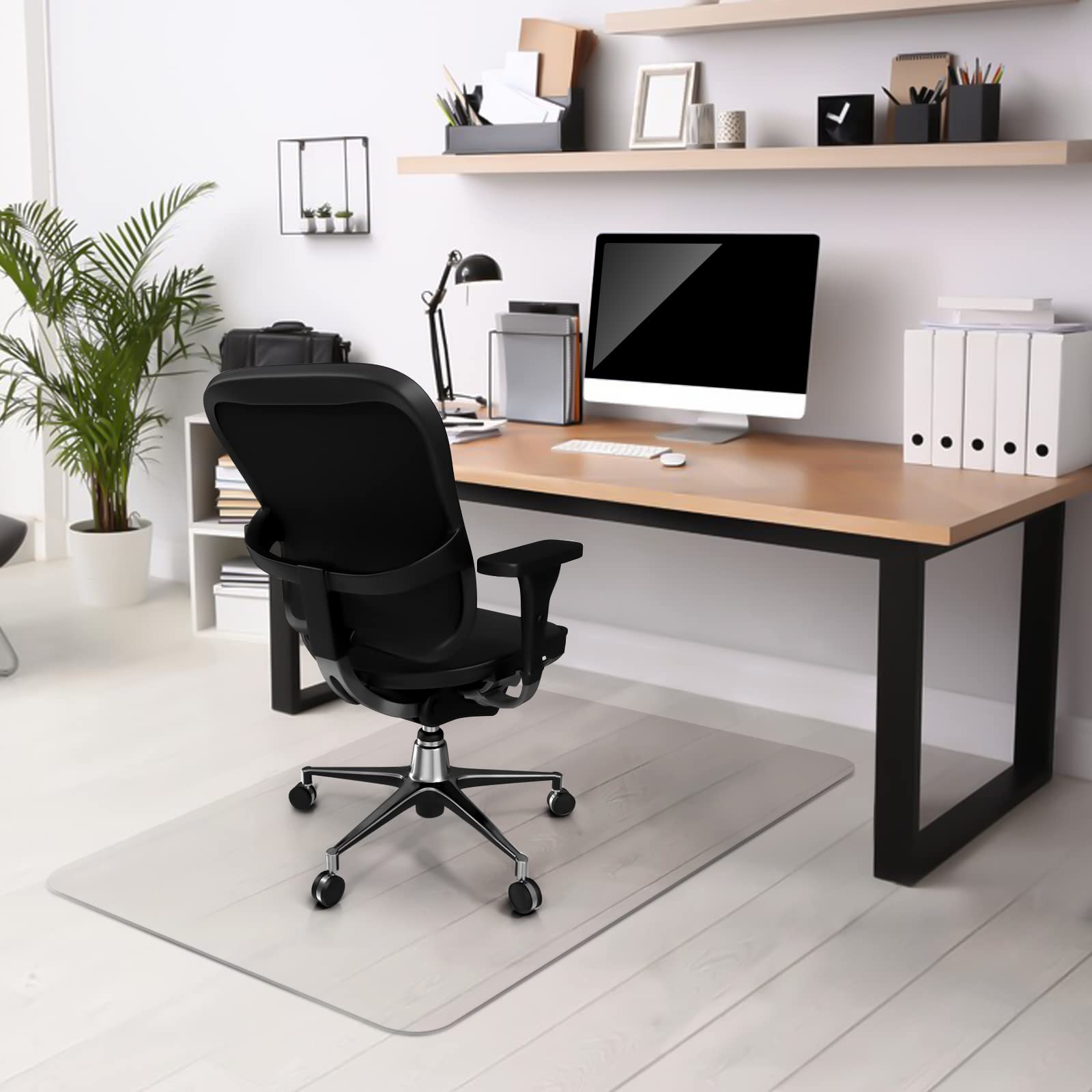 Clear Chair mat for Hardwood Floor 44 x 58 inches Floor Mats