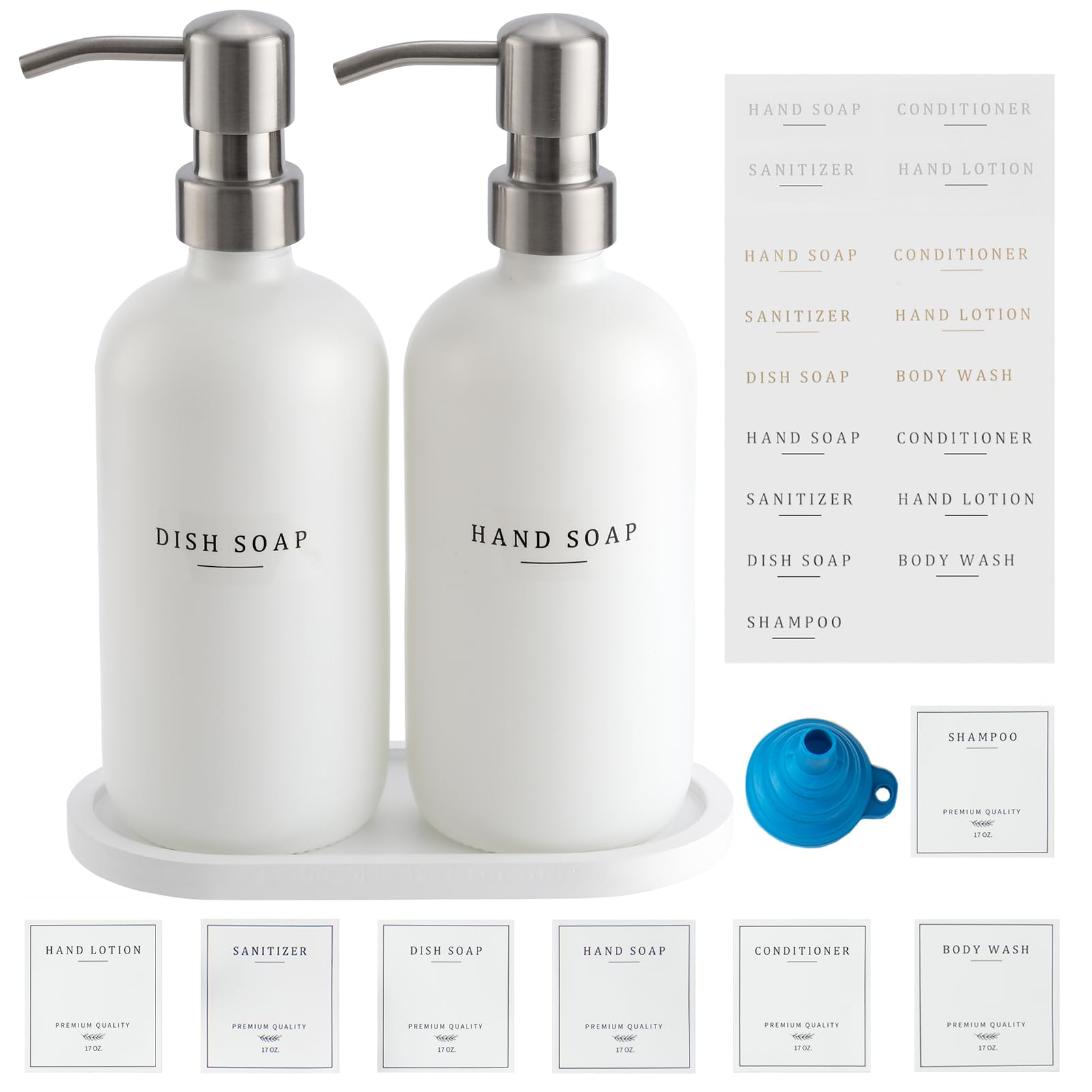 Glass Soap Dispenser