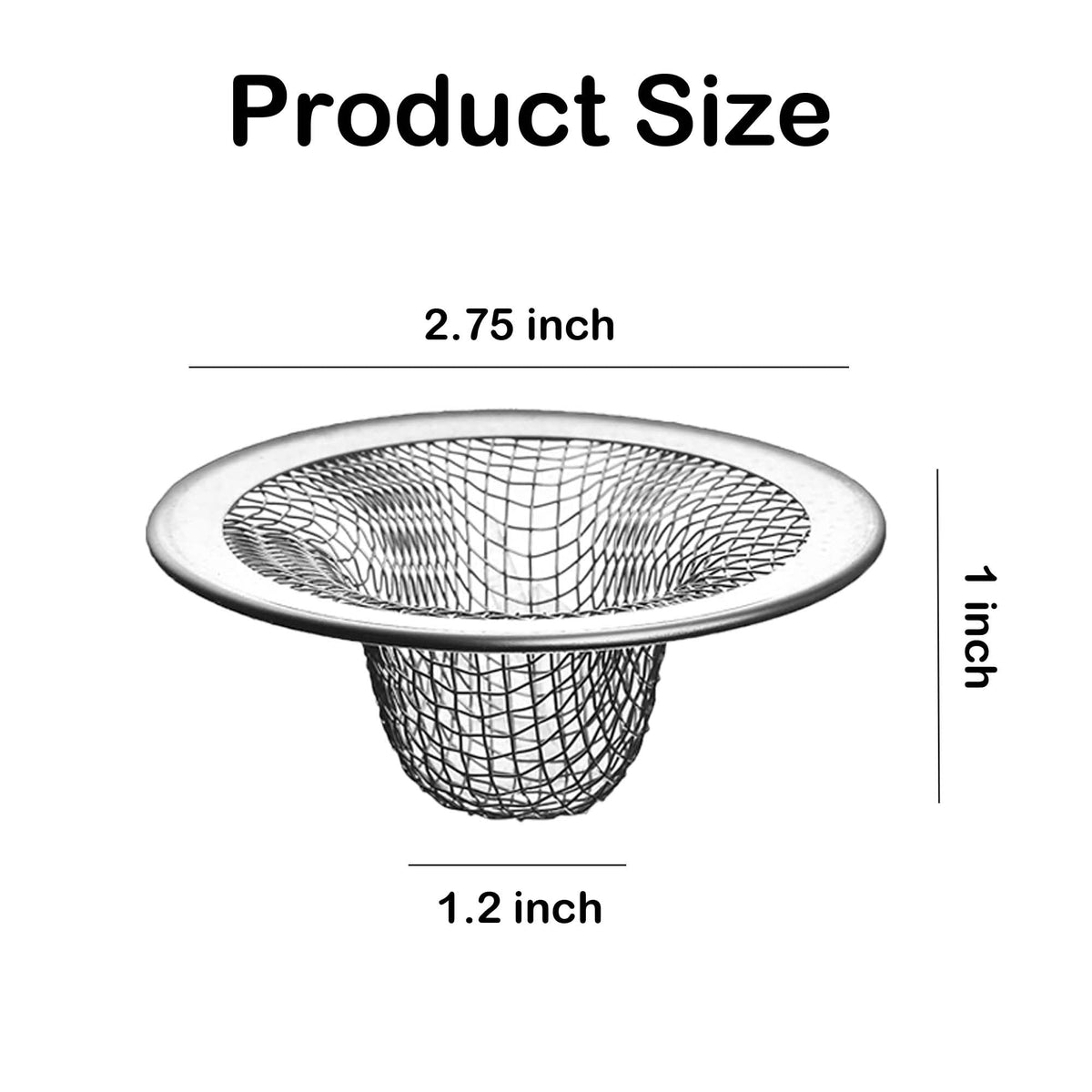 10PCS Mesh Sink Drain Strainer Bathroom (10 Count)