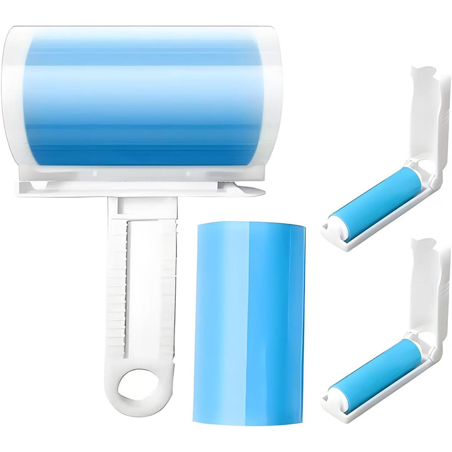 Reusable Sticky Lint Roller 4 Pack with Cover (4 Count)