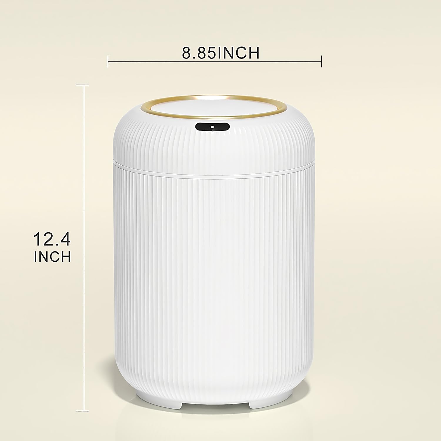 Automatic Motion Sensor Bathroom Trash Can with Lid
